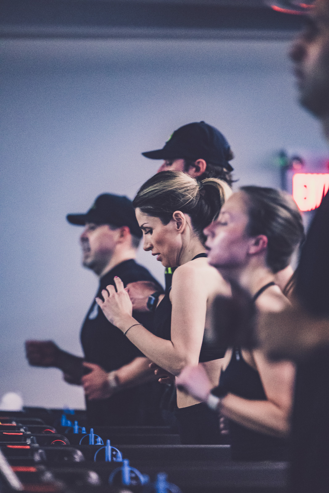 Athletes running at Impact House